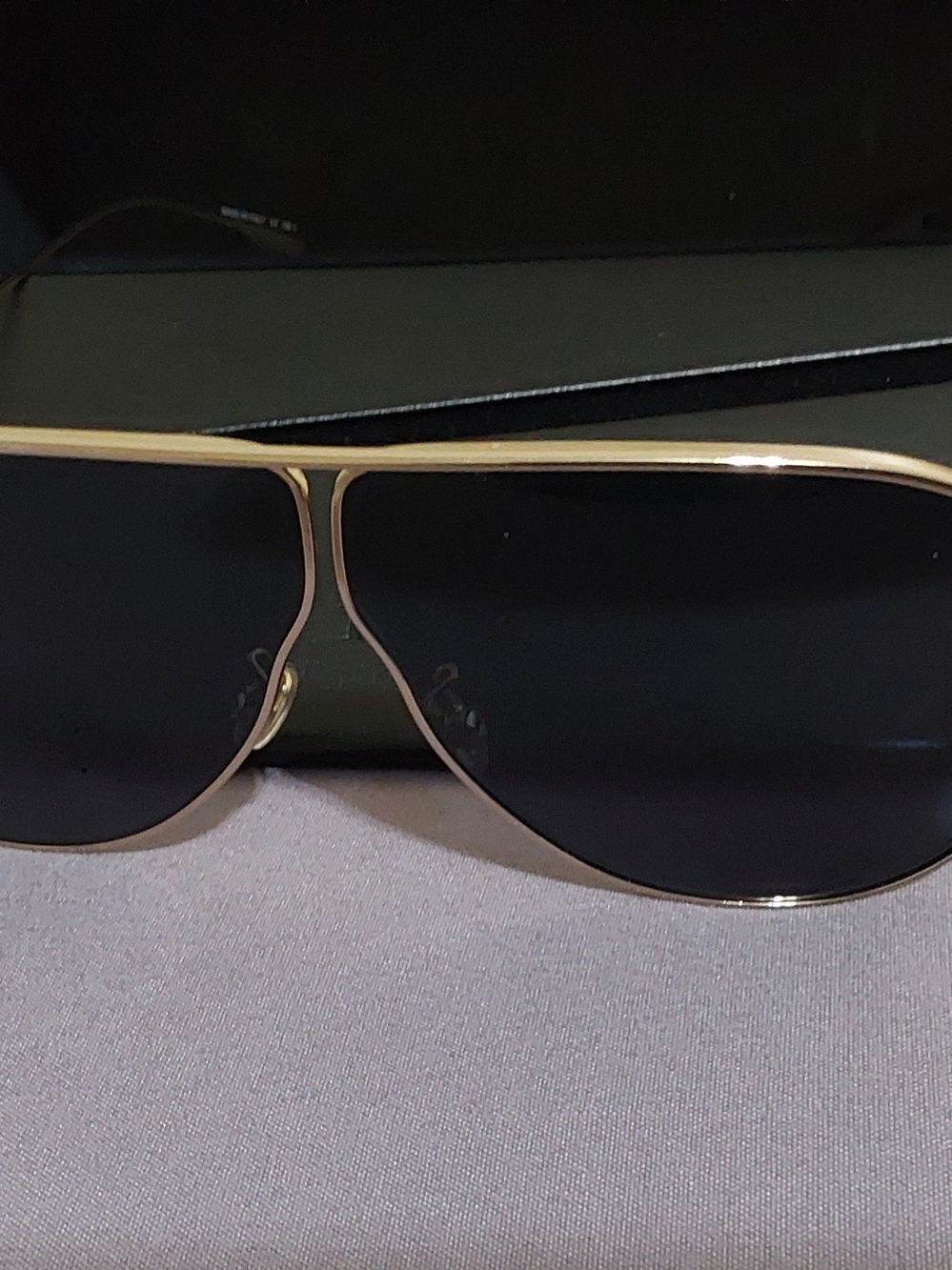 Vintage Christian Dior Aviator Style Sunglasses